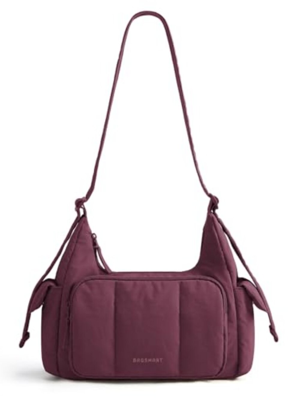Quilted Puffer Crossbody Hobo Bag Lightweight Water-Resistant Nylon